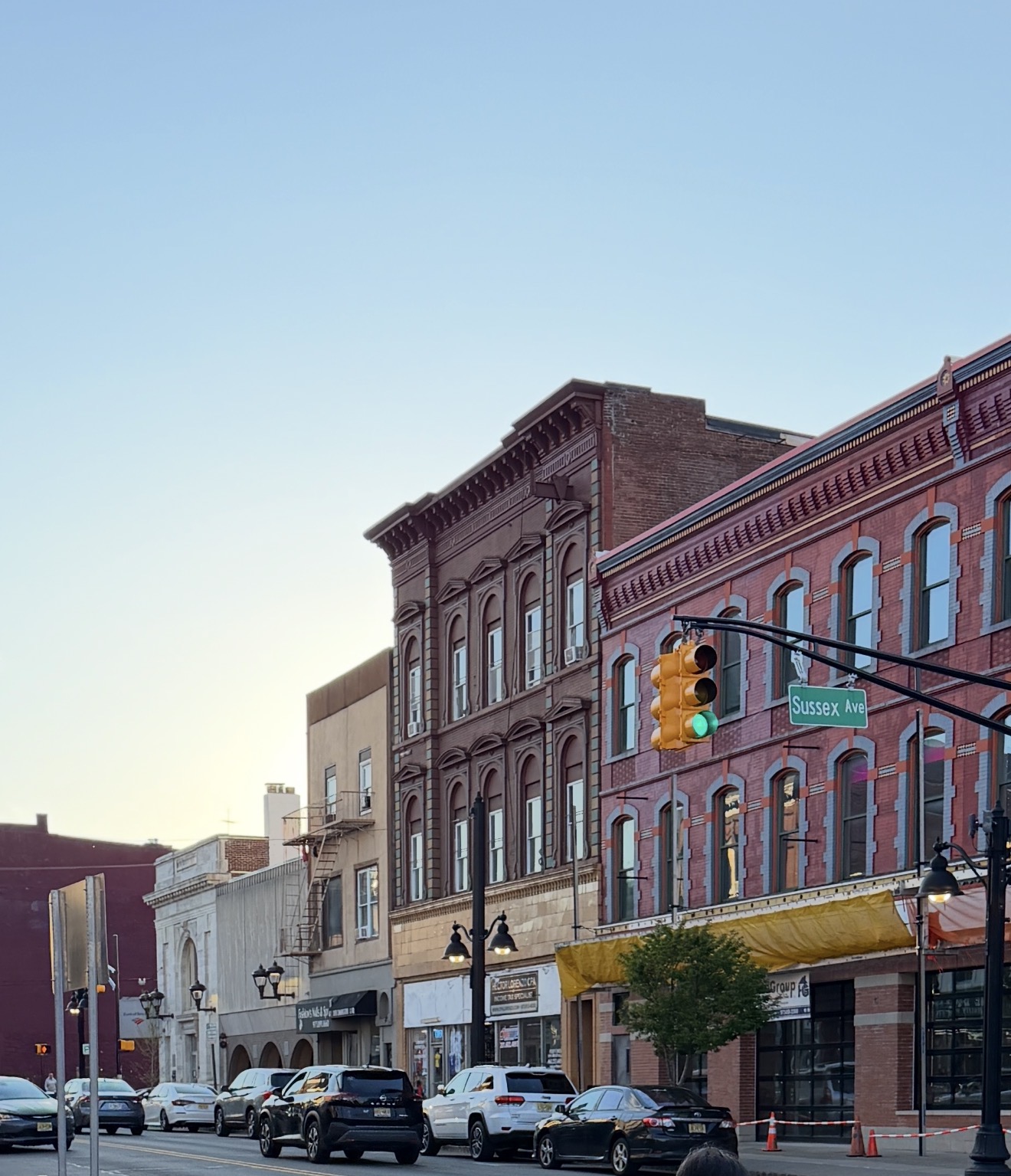 Blackwell Street downtown business district in Dover, New Jersey